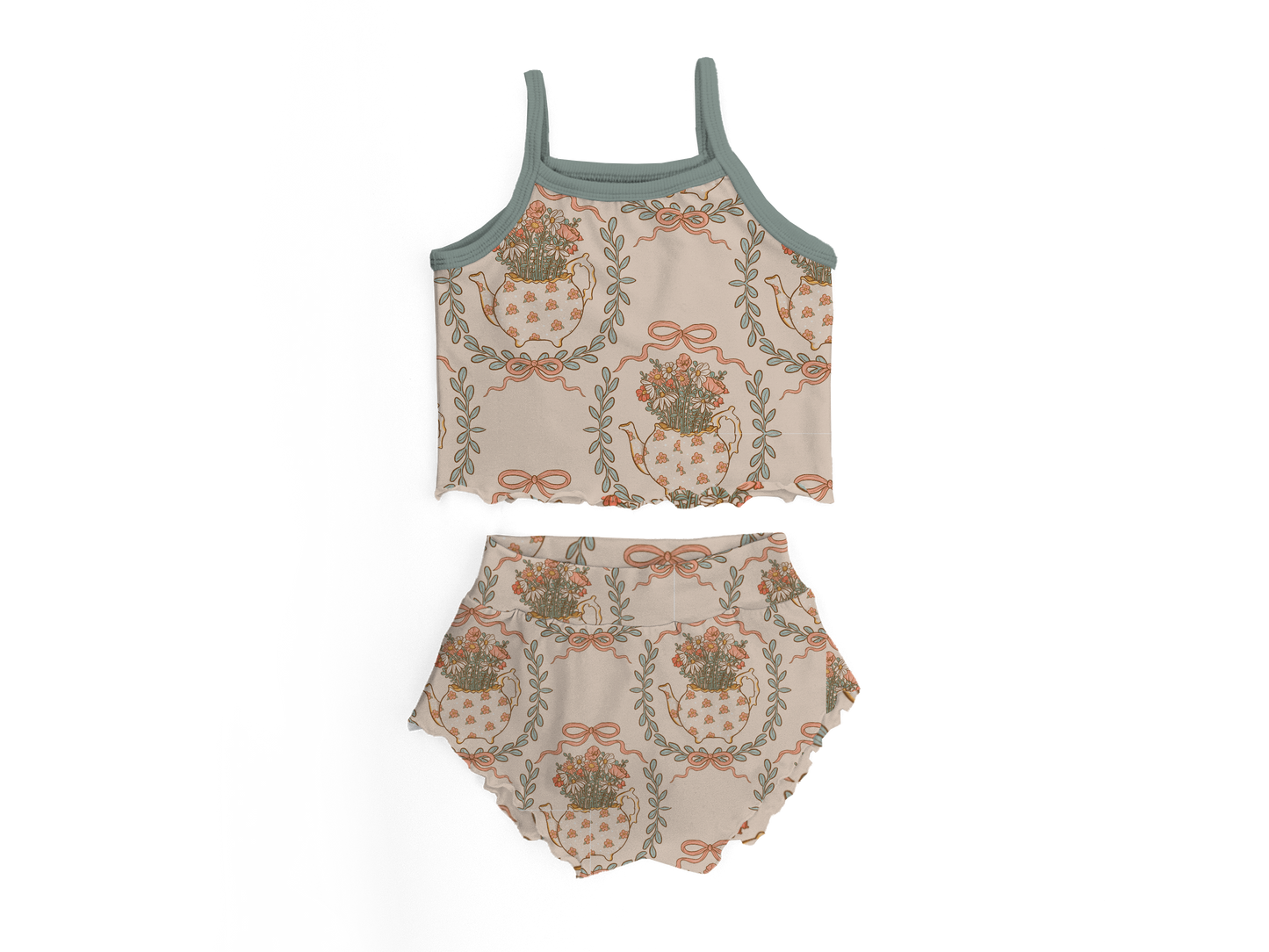 Heirloom Bloom Tank + Bummy Set | Preorder