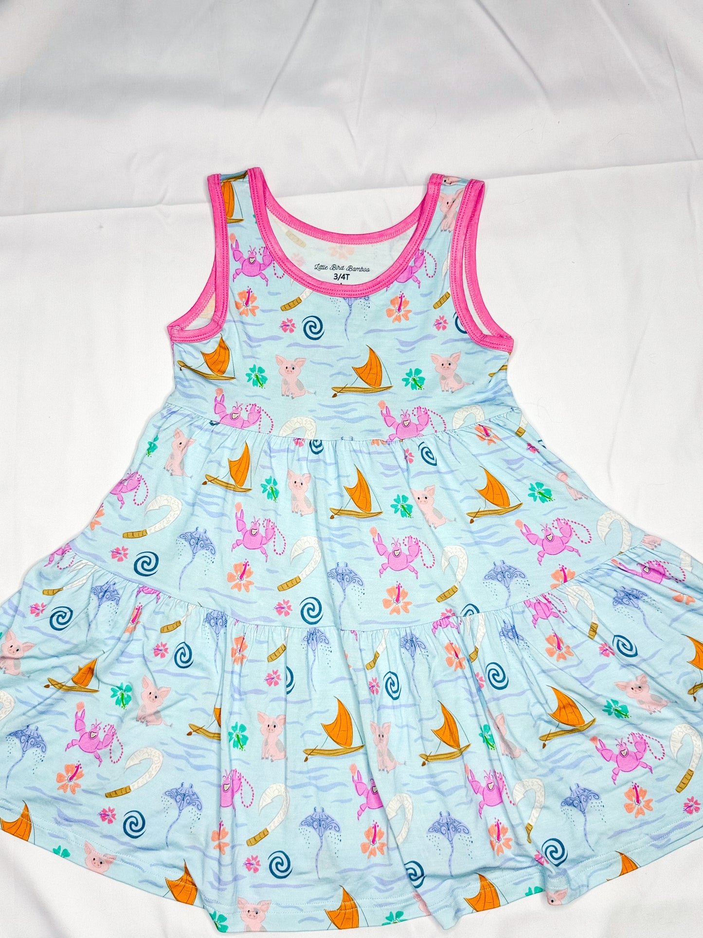 Ella Tiered Dress + Biker Set