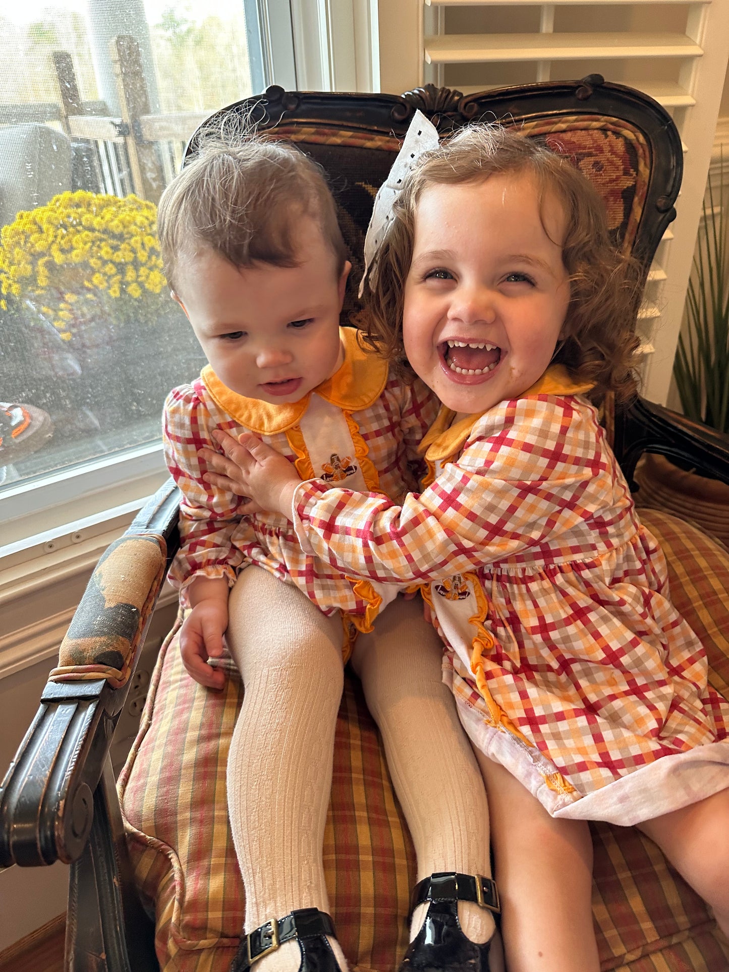 Thanksgiving Dress & Bubble Romper | Cotton Smocks
