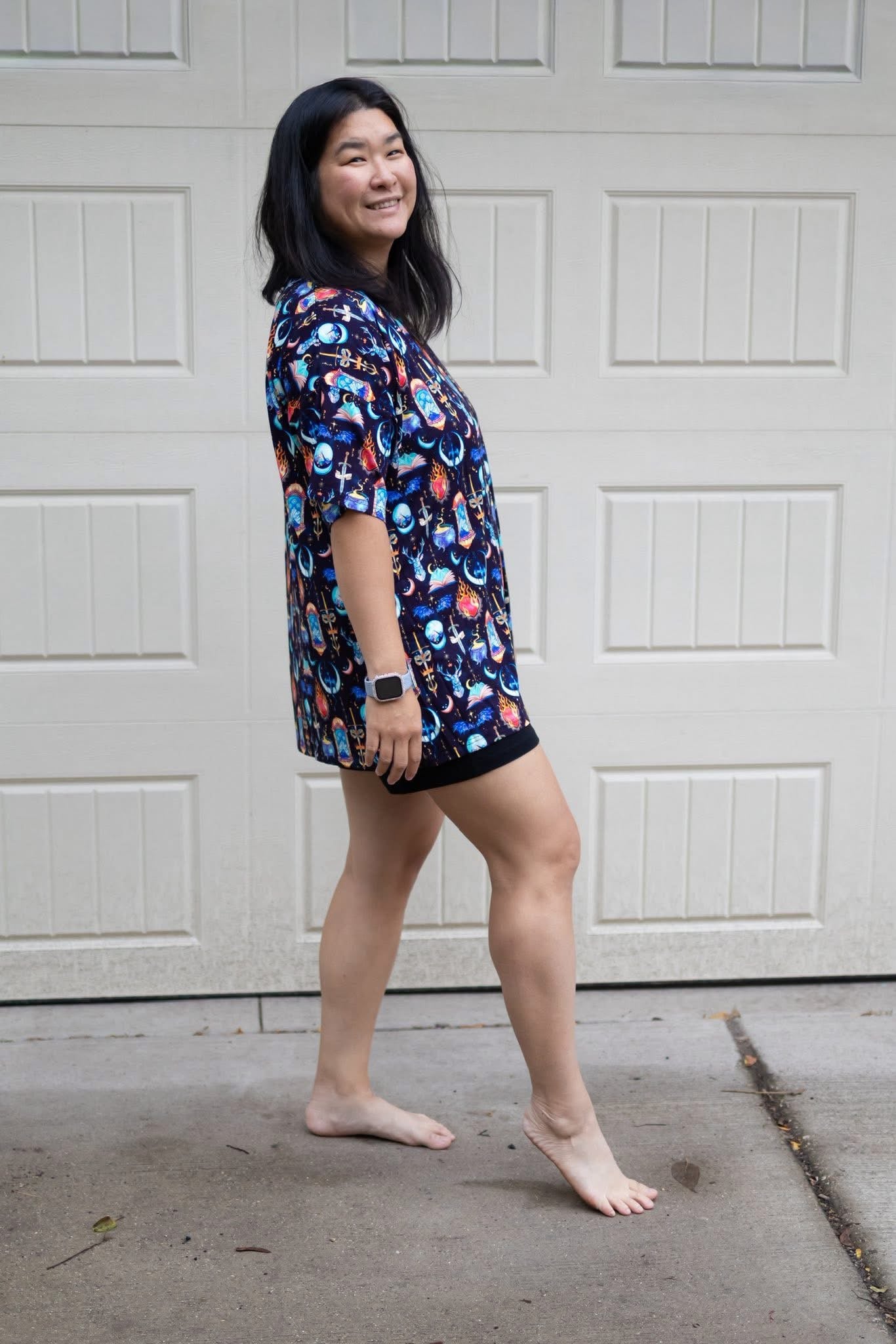 Faerie Mom Set | Oversized Sleep Shirt + Shorts