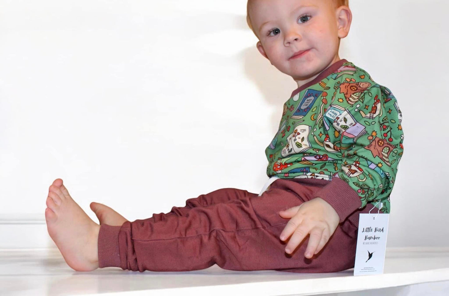 Woodland + Mauve Sweatsuit | Bamboo Terry