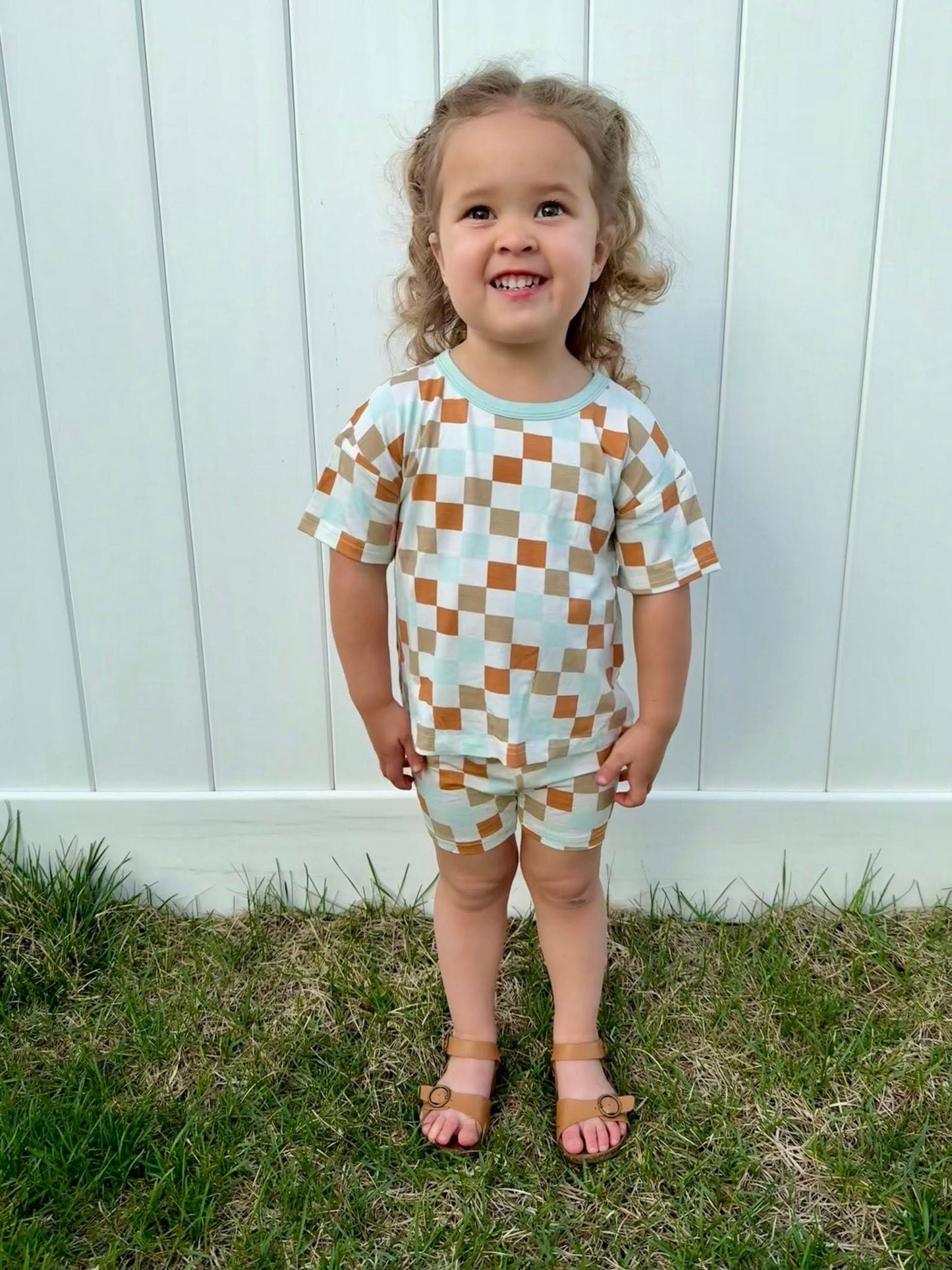Multi-Check 2 Piece Set | Bamboo Jersey
