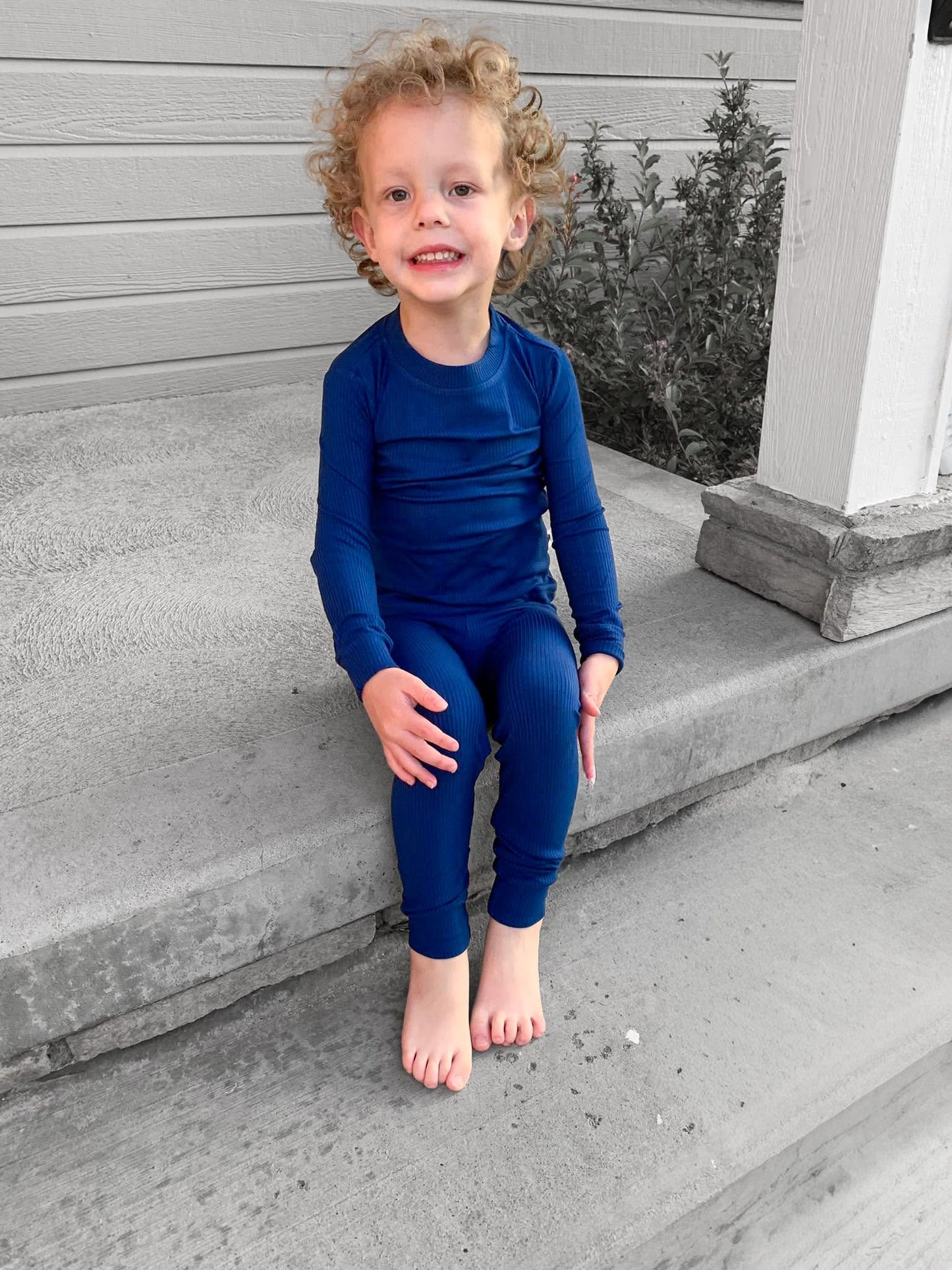 Navy 2 Piece Pajamas