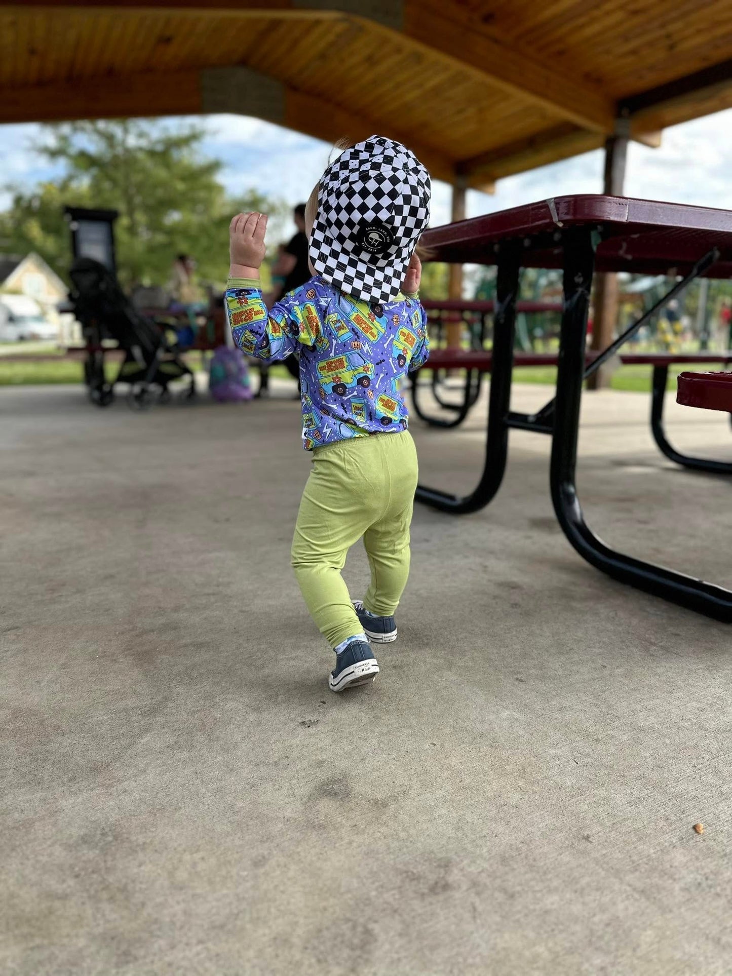 Spooky Machine Onesie + Pants Set