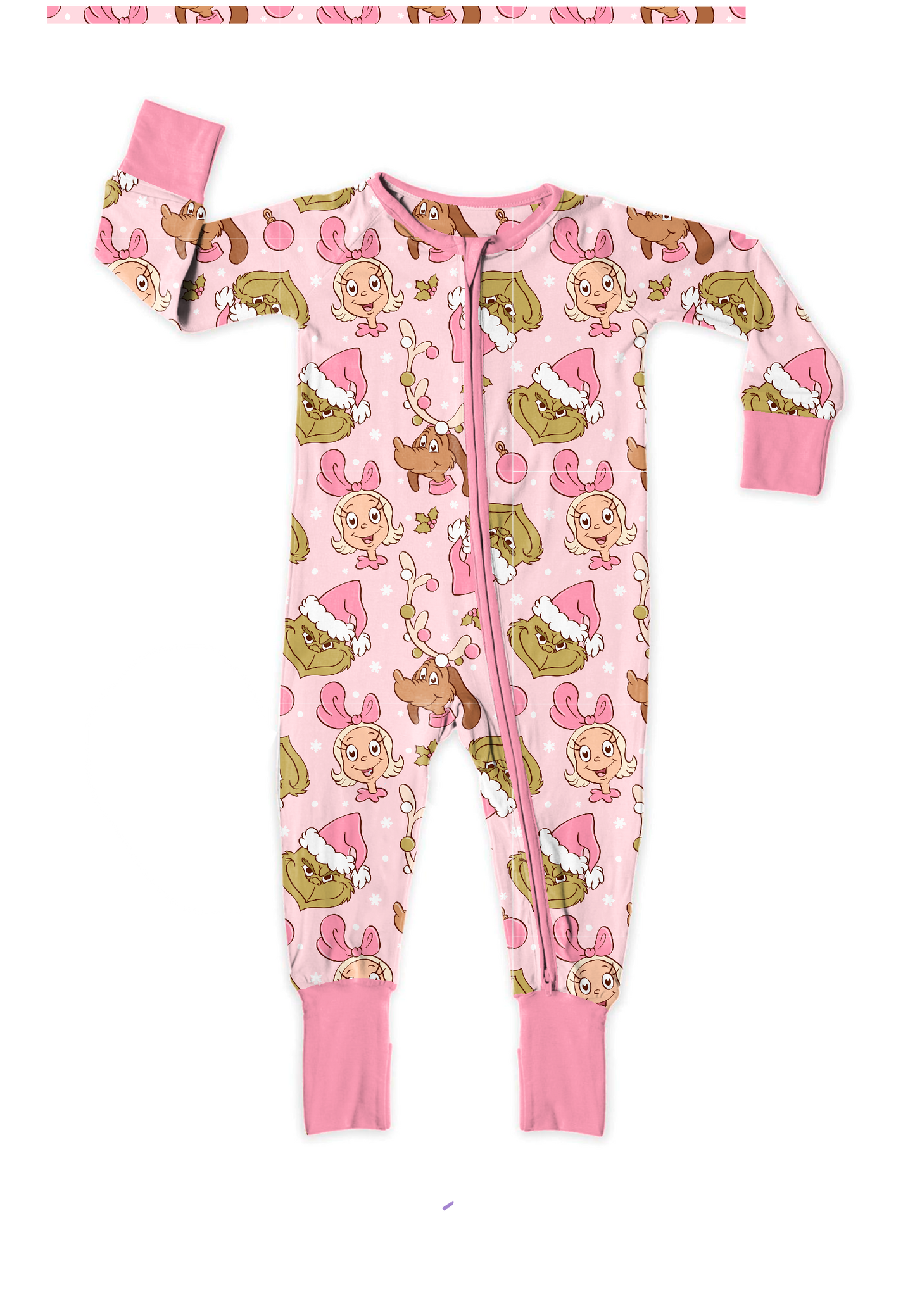 Holly Jolly Zippy PINK