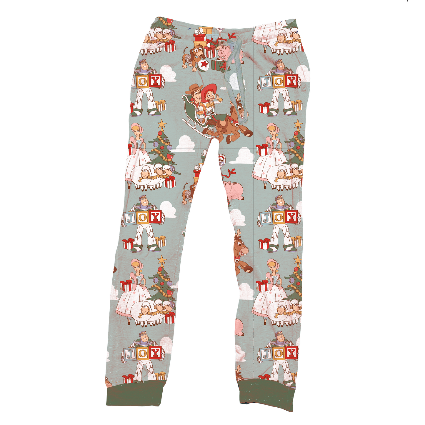 Cowboy Christmas Adult Joggers