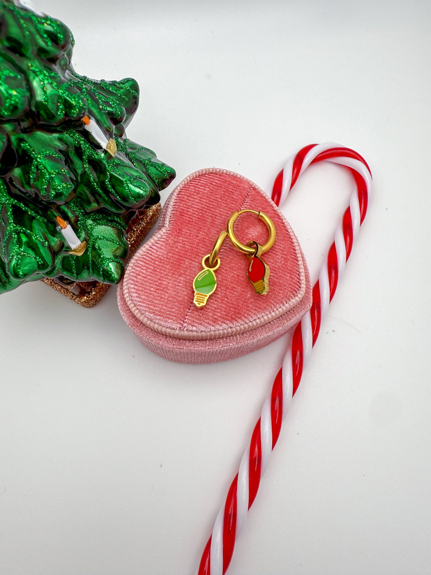 Christmas Light Huggie Charms