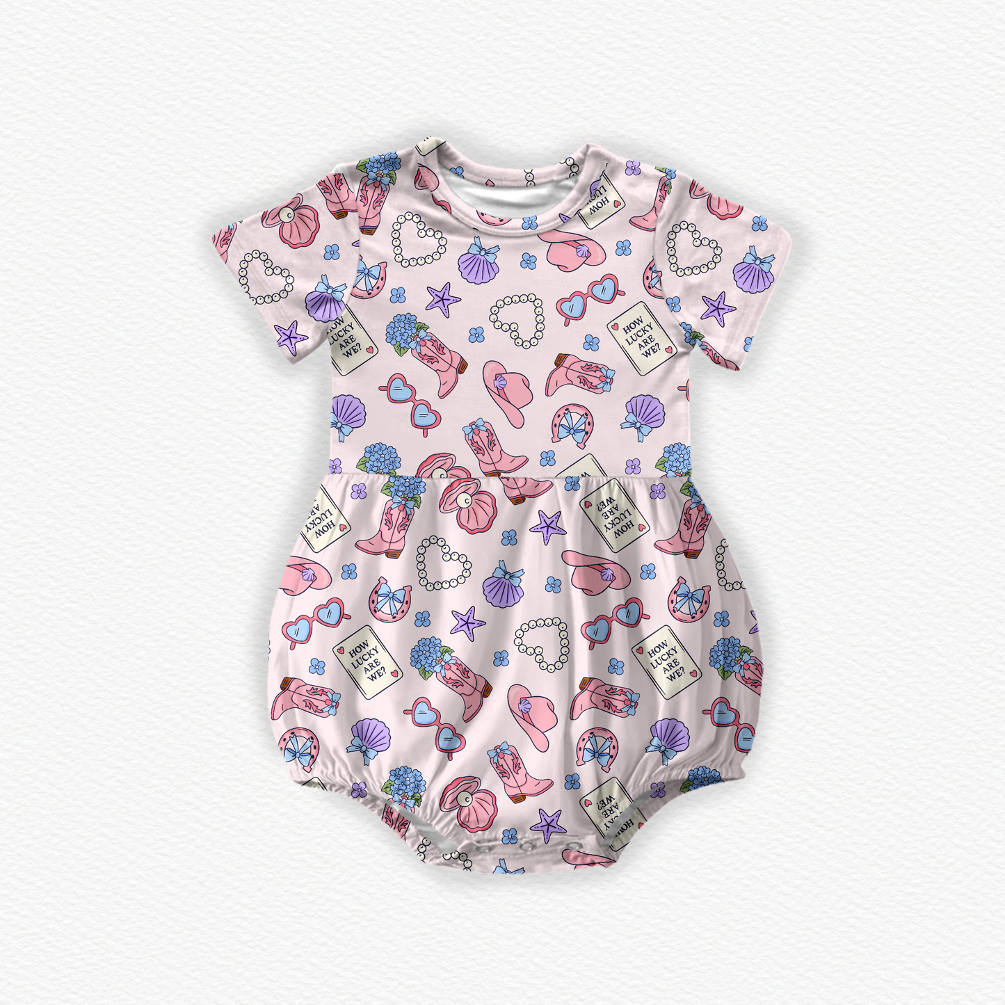 Coastal Cowgirl Bubble Romper | Preorder