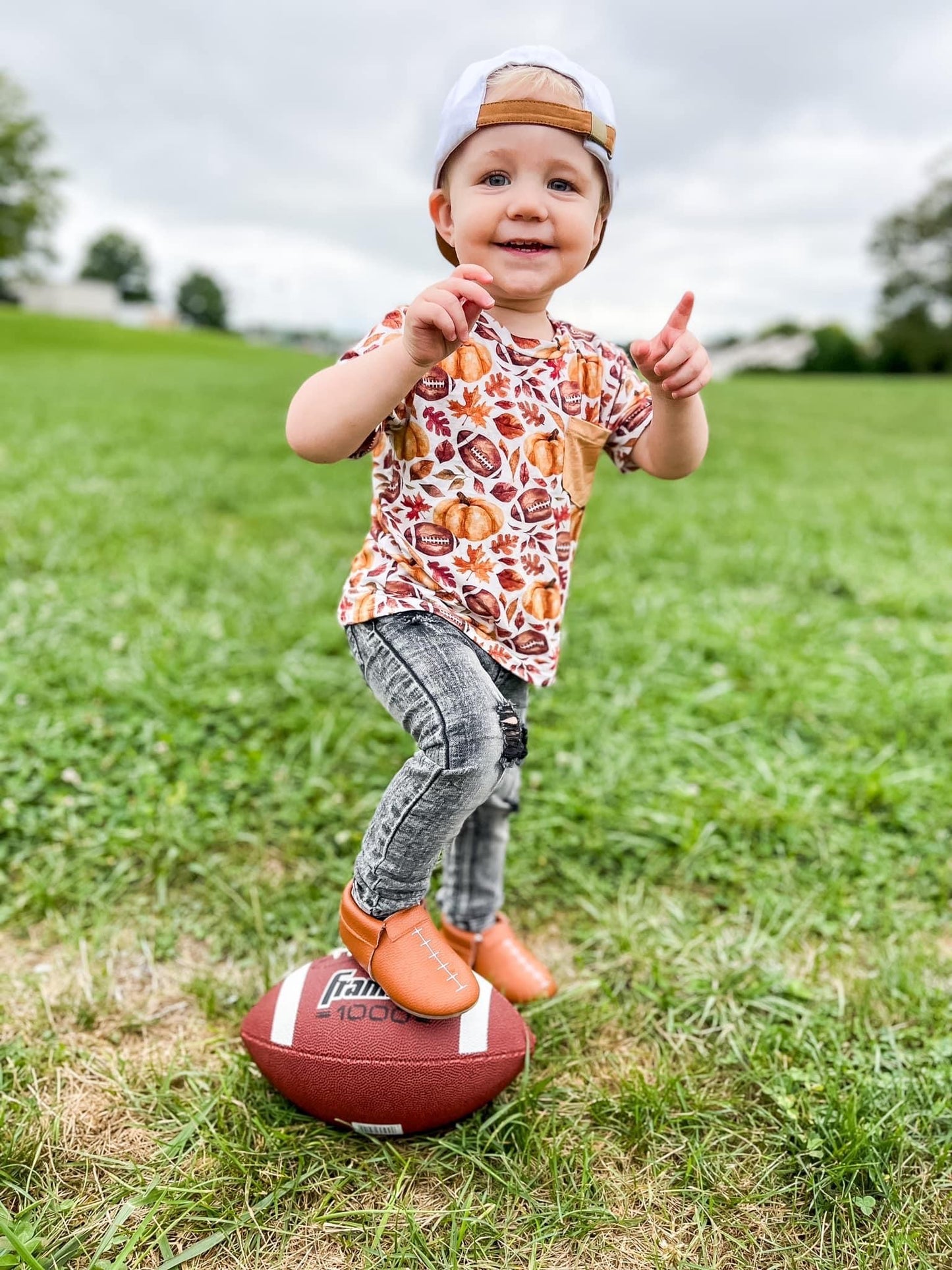 Fall Football Moccasins