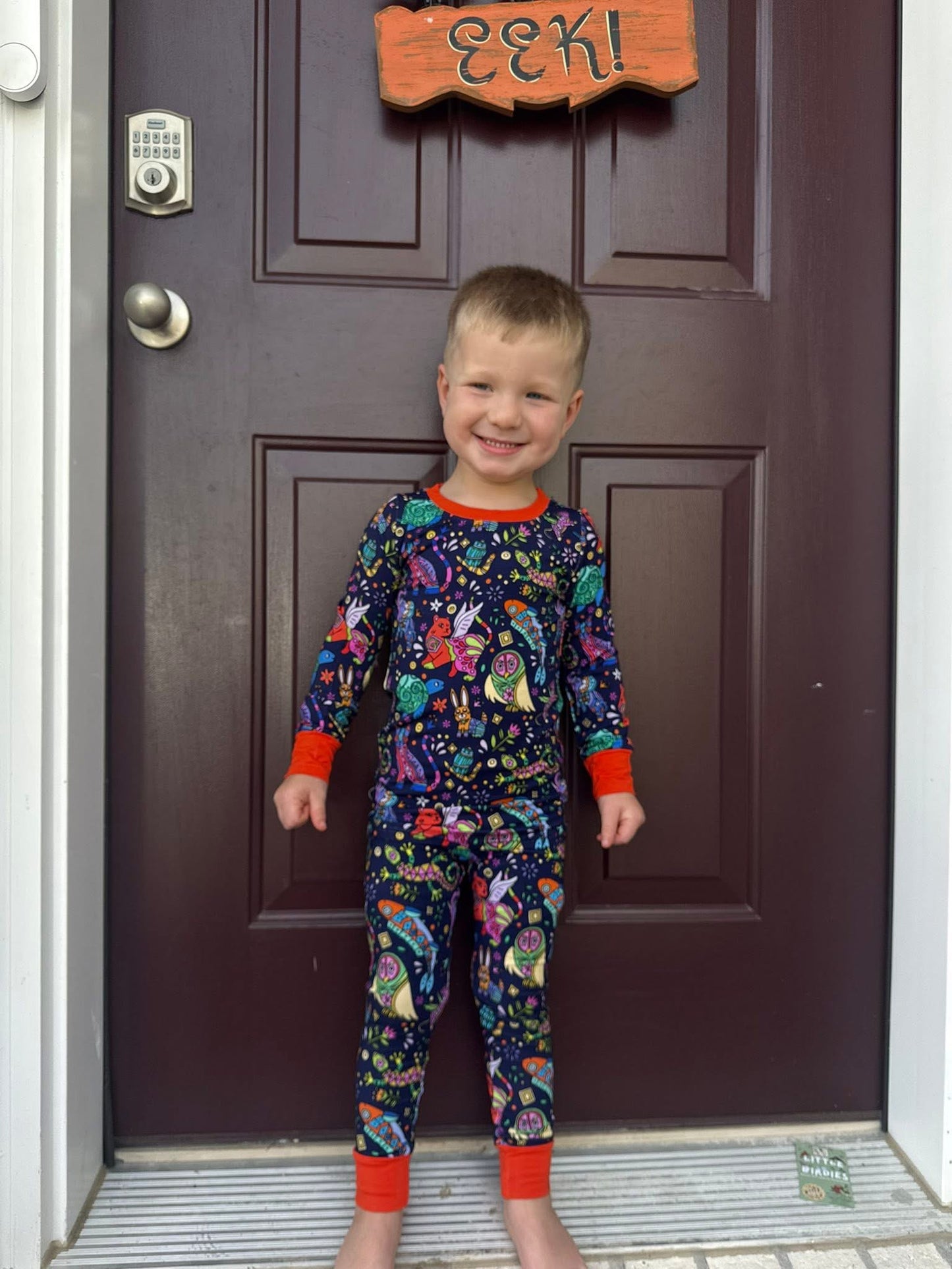 Alebrijes 2 piece pajamas