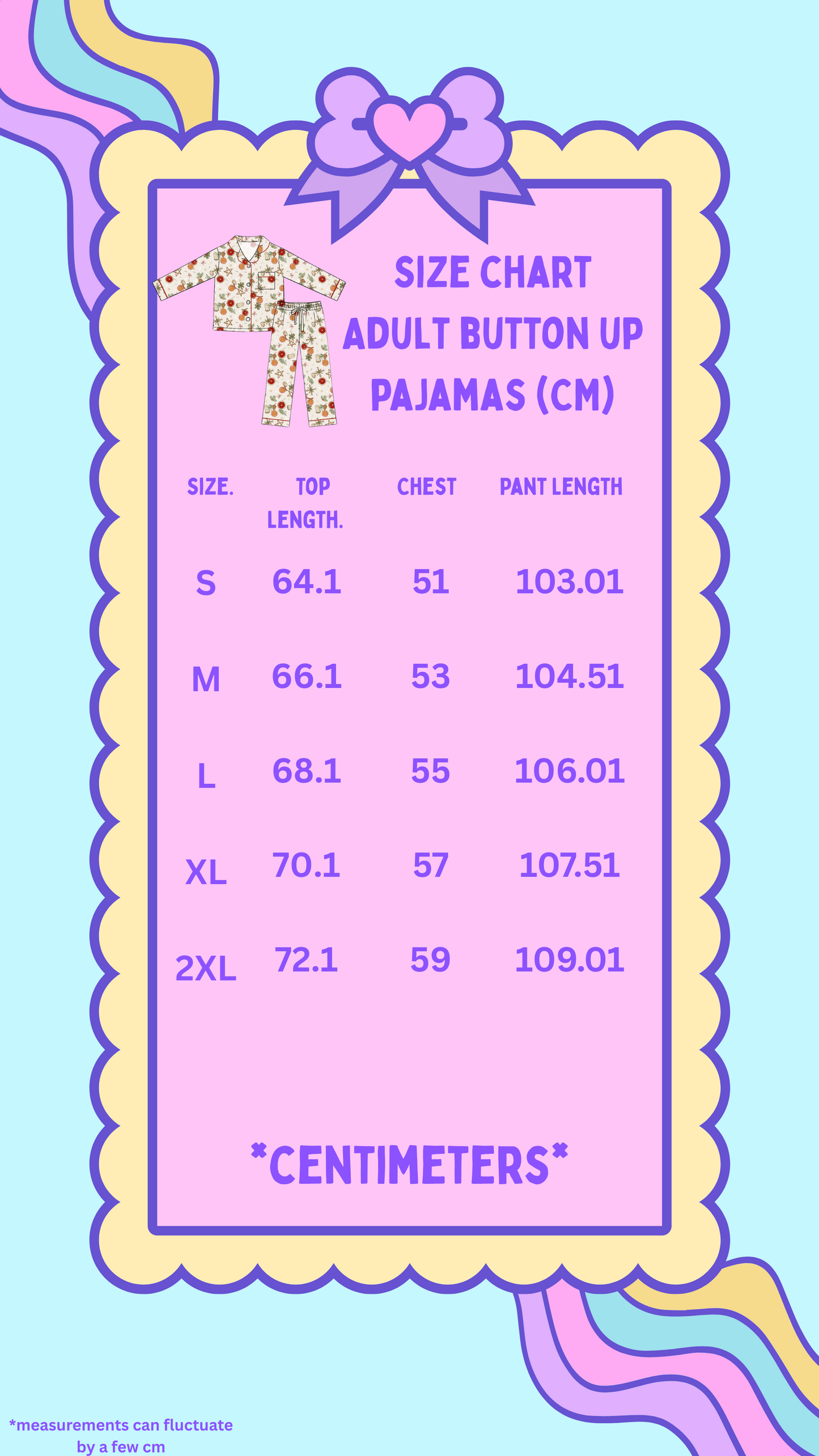 Yuletide ADULT Button Up Set