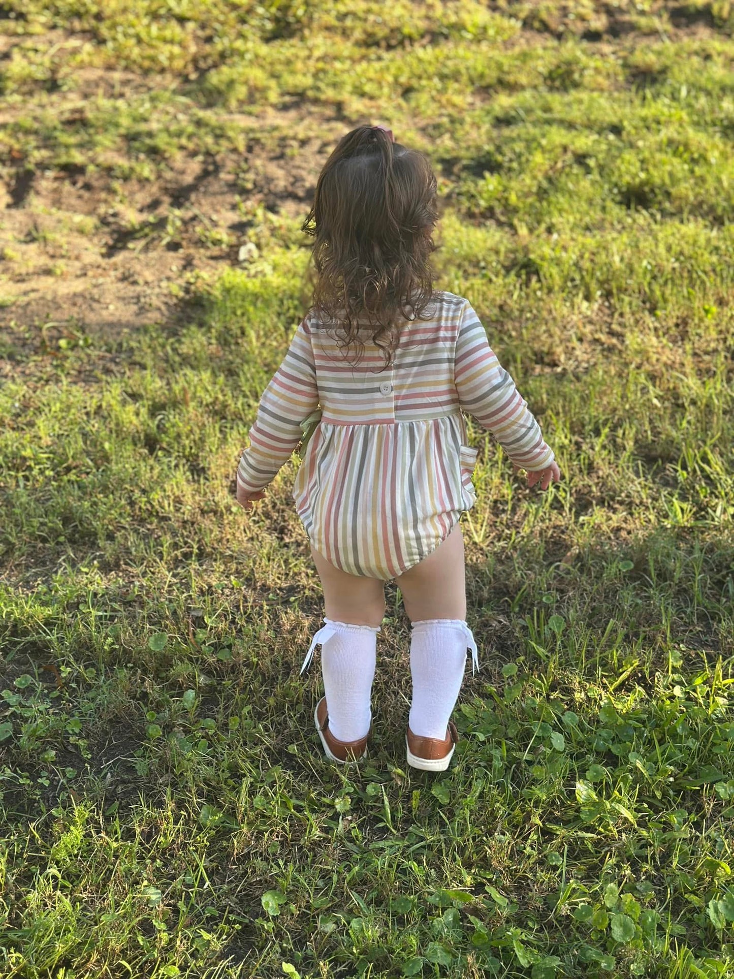 Rosy Striped Bubble | Sweet Adeline Boutique
