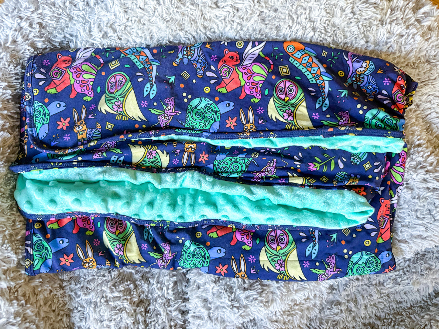 Alebrijes Cuddle Blanket