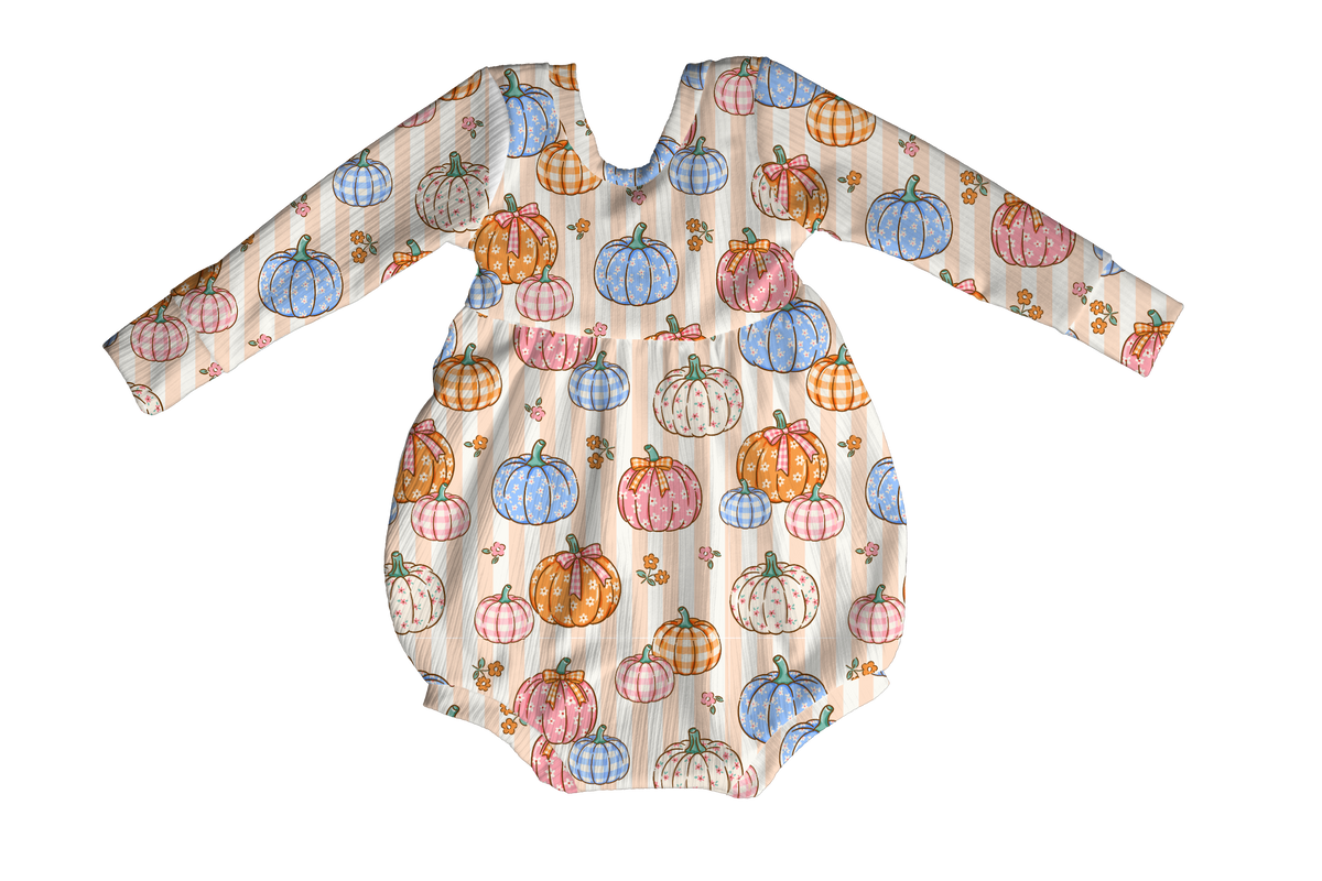 Pick of the Patch Longsleeve Bubble Romper