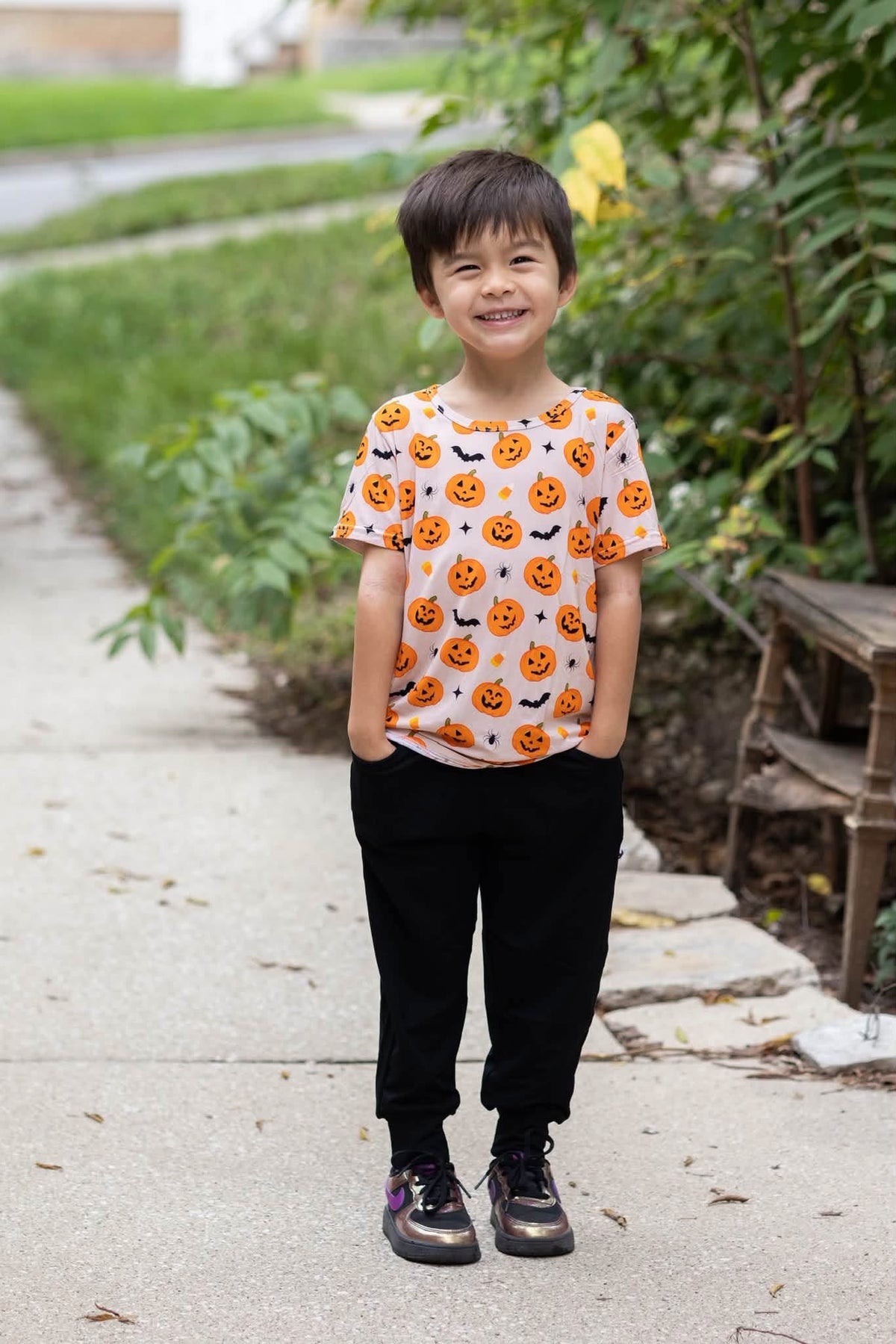 Trick or Treat Tee + Jogger Set