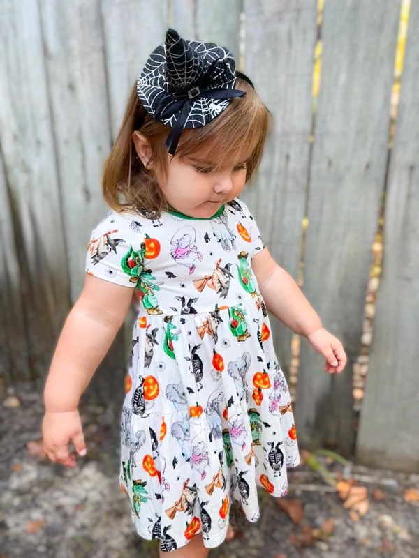 Boo at the Zoo Tiered Dress