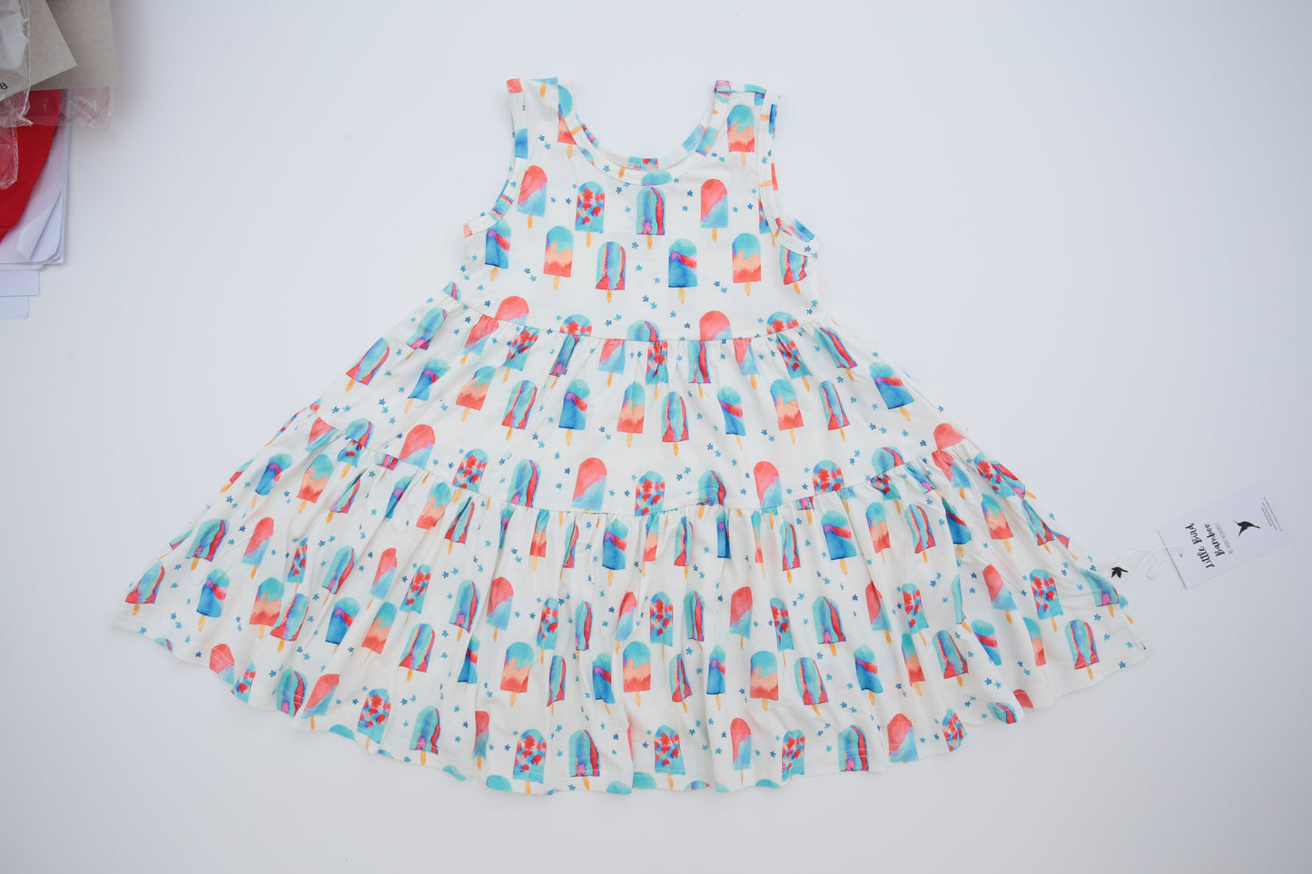 Patriotic Pops Tiered Tank Dress set