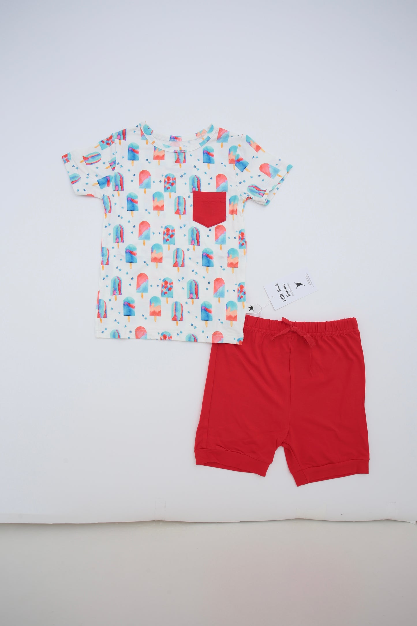 Patriotic Pops Tee and Solid Short Set