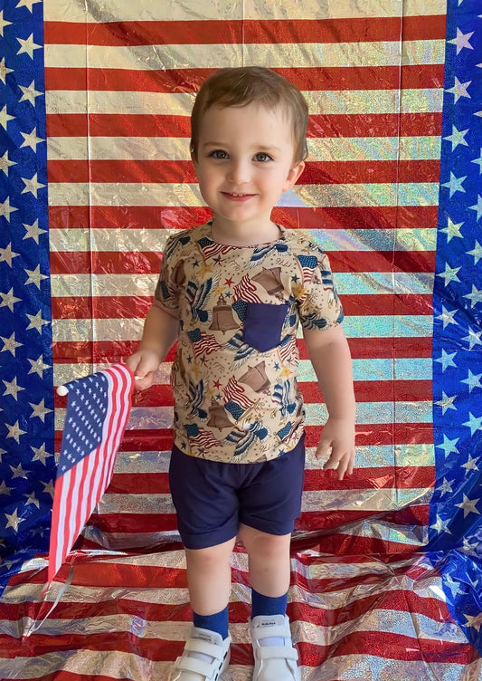 Constitution Cutie Tee + Short Set