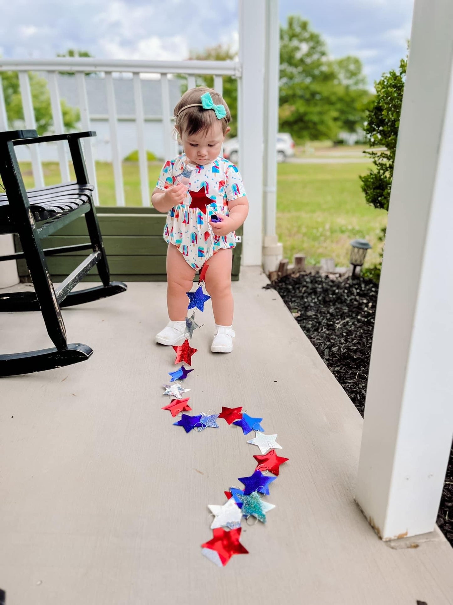 Patriotic Pops Bubble Romper