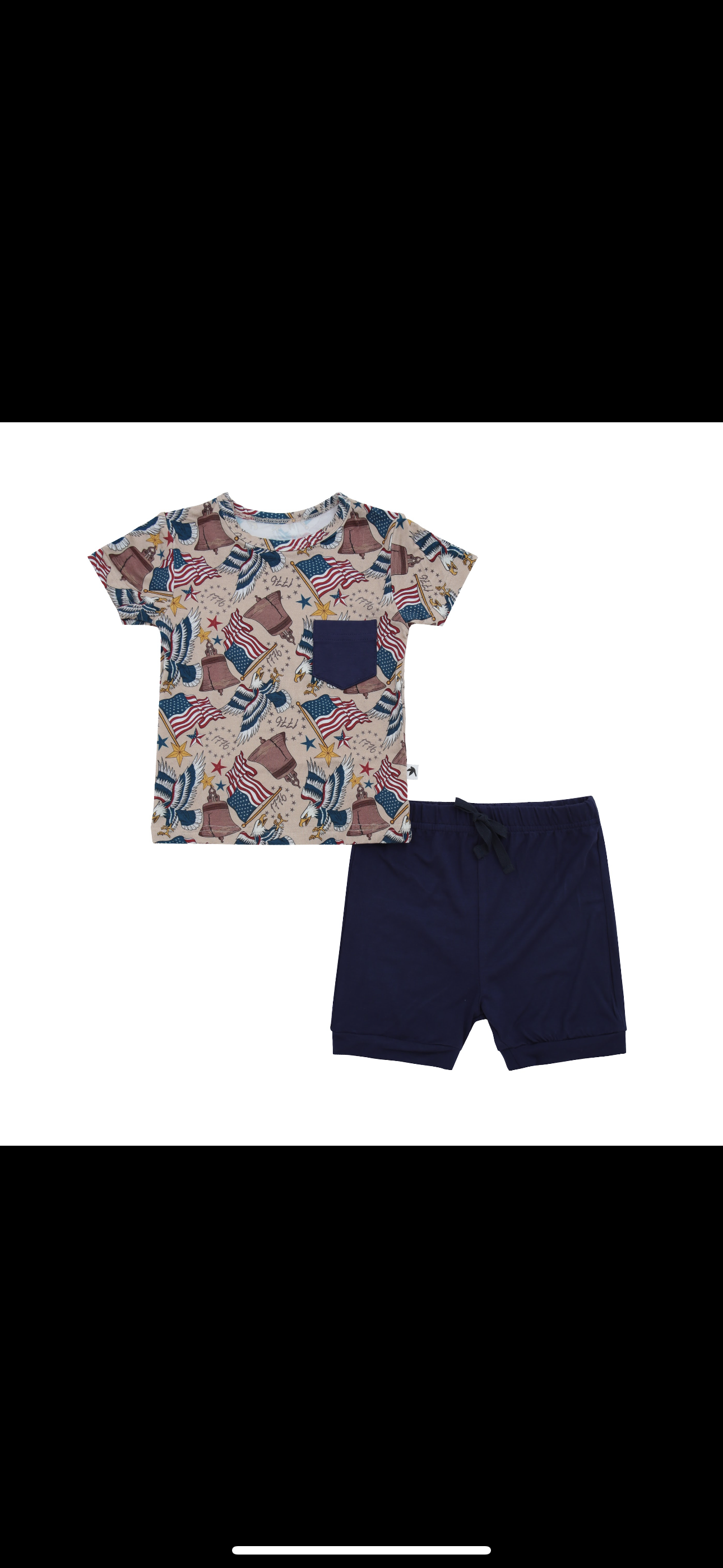 Constitution Cutie Tee + Short Set