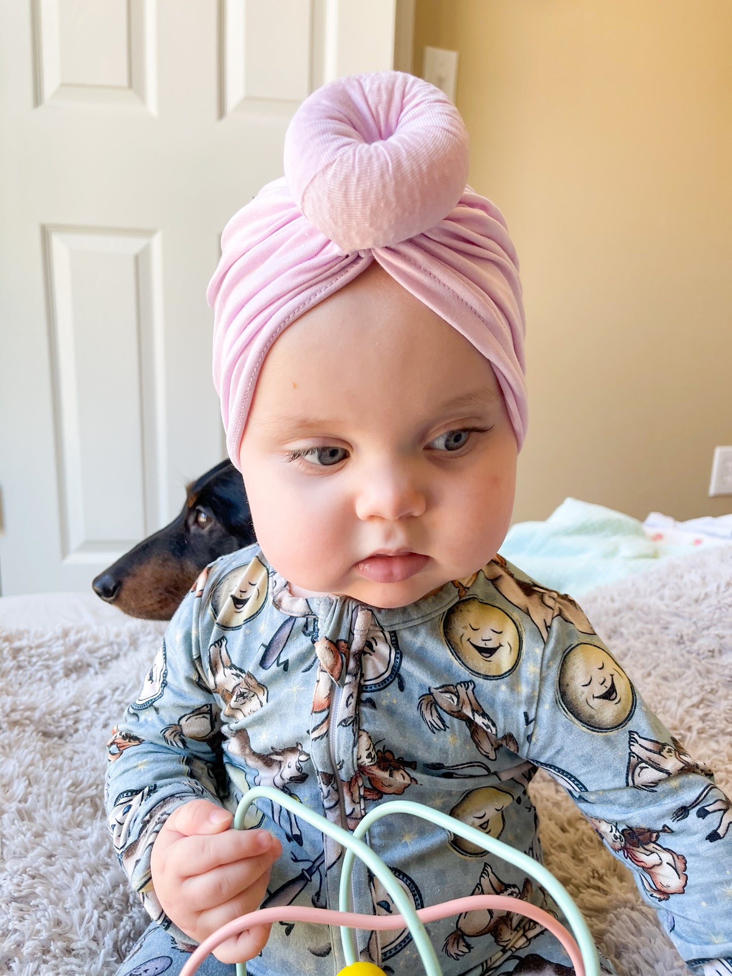 Spring Pastel Top Knots