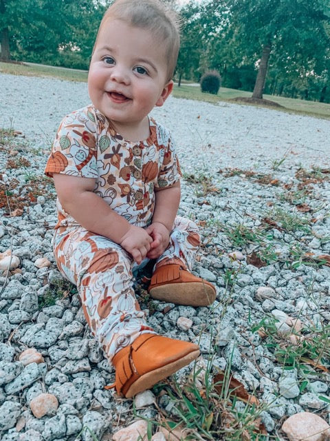 Yeti for Fall Henley Romper