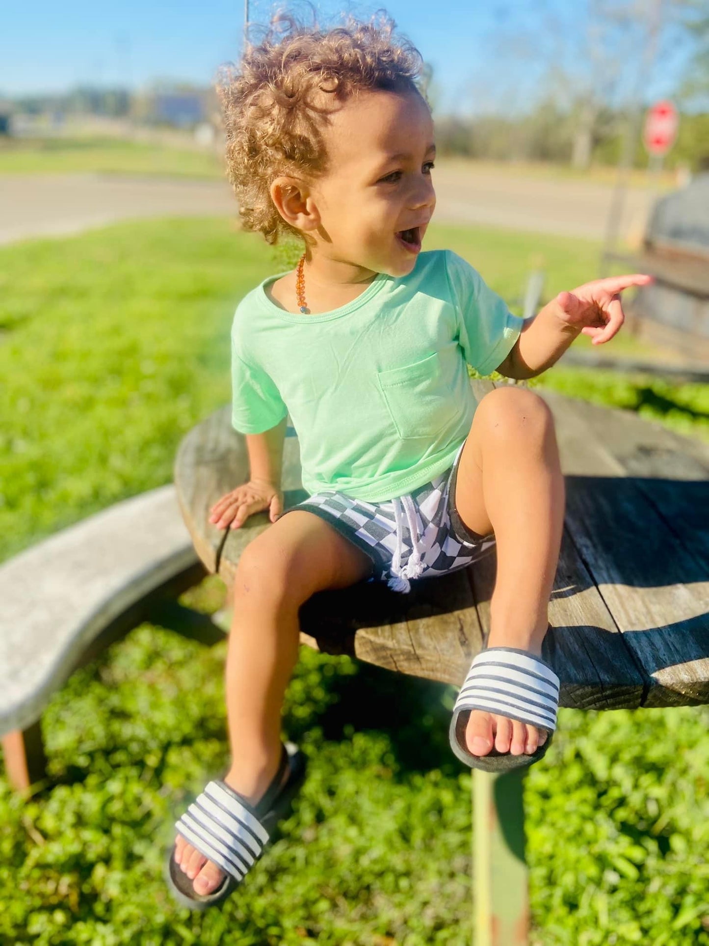 Mint Toddler Tee | Modal