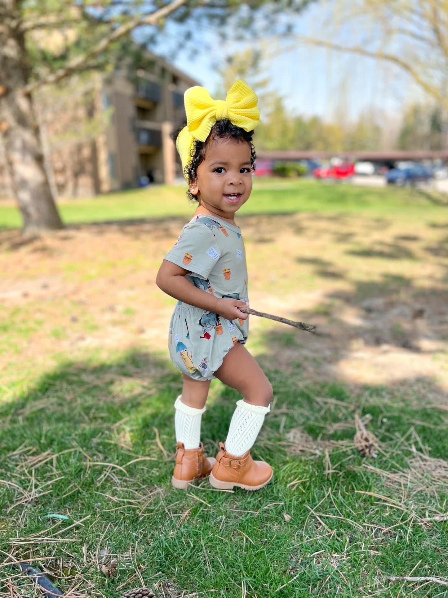 Looking For Sunshine Bubble Romper