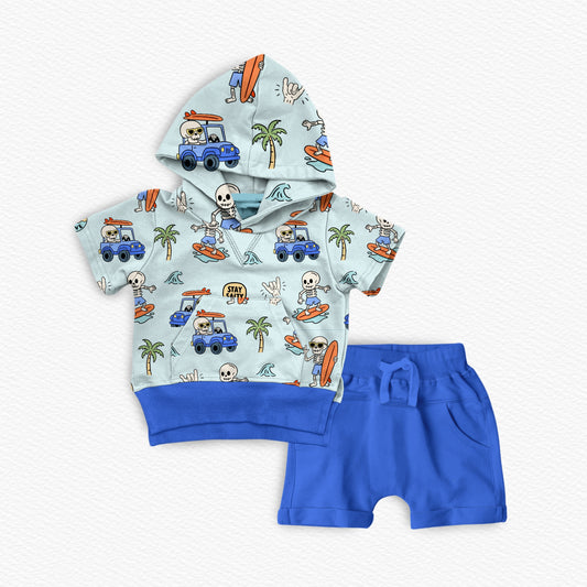 Riot Shortsleeve Hoodie + Short Set | Preorder