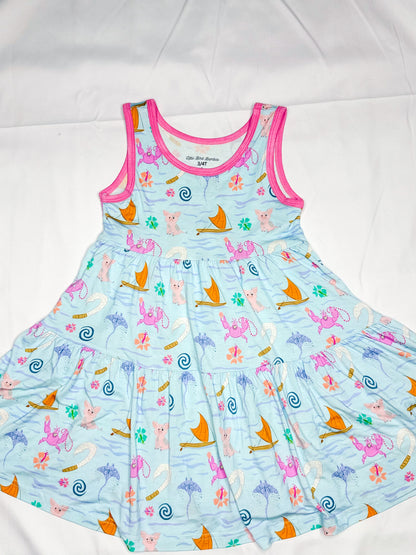 Ella Tiered Dress + Biker Set