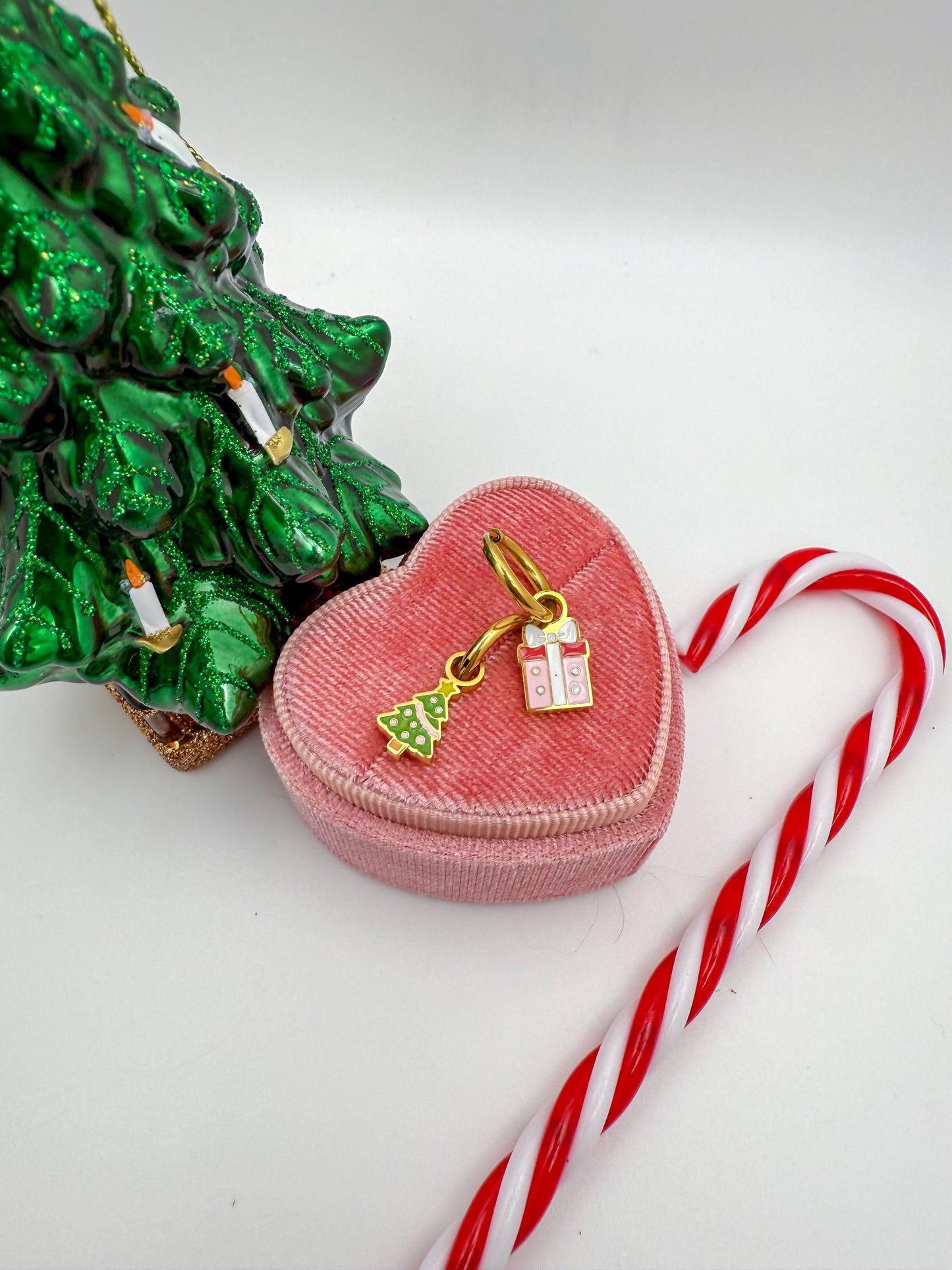 Under the Christmas Tree Huggie Charms