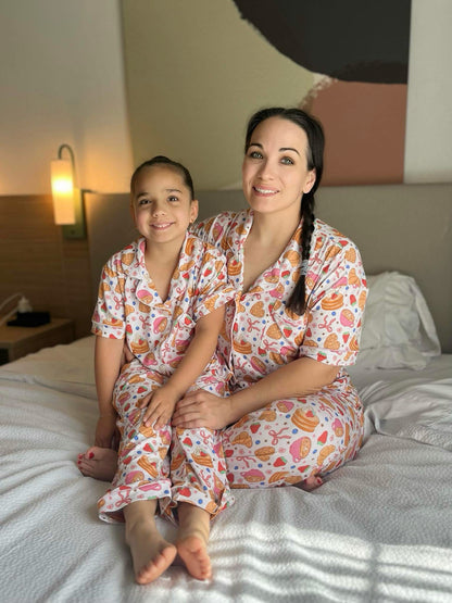 Brunch Mom Button Up Pajamas