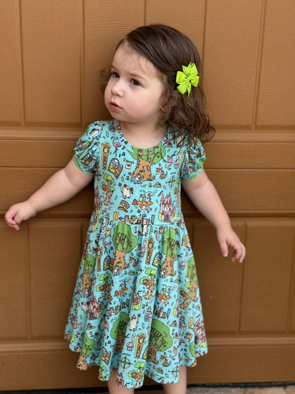 Hatter Puff-Sleeve Dress