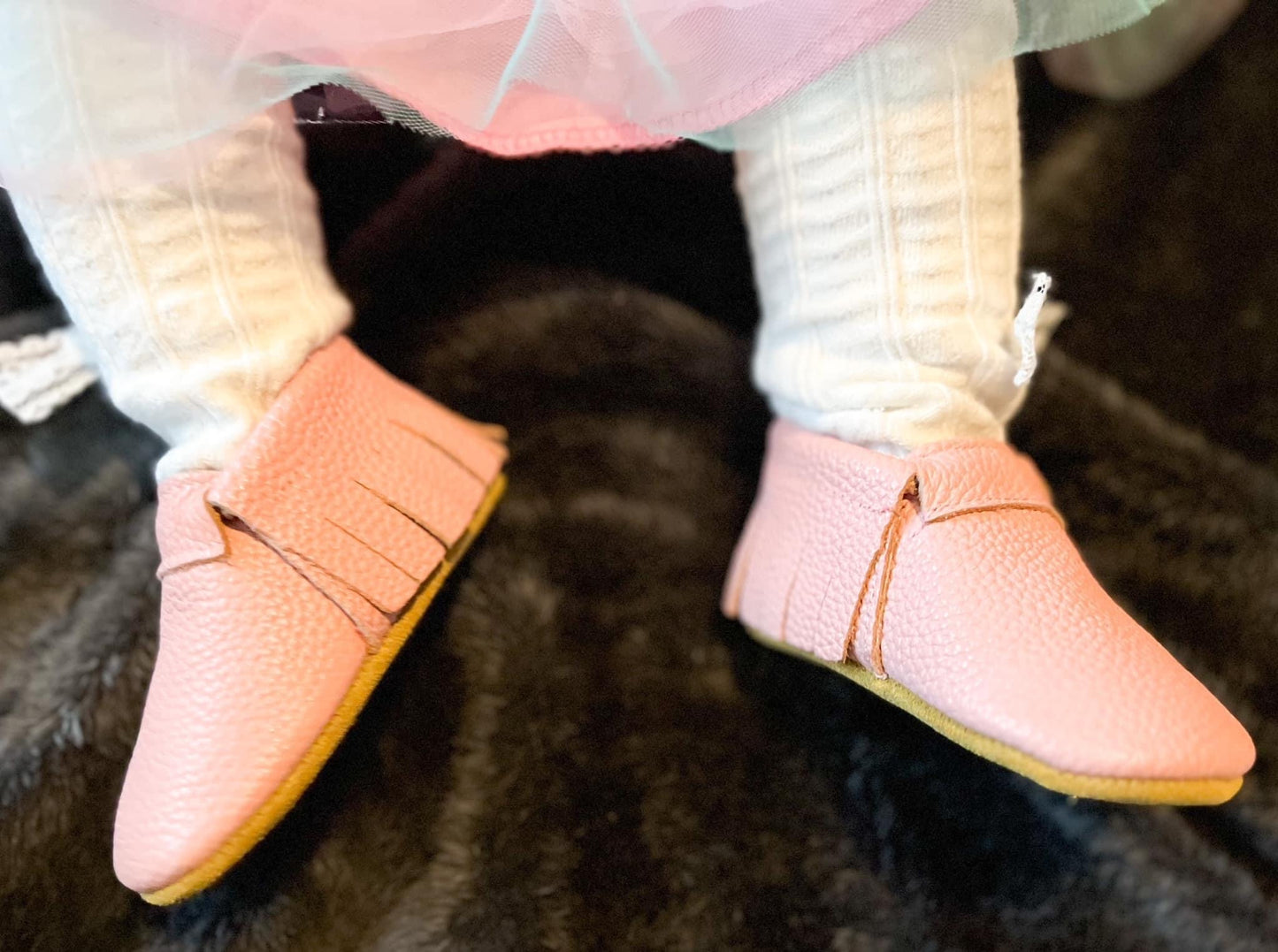 Baby Pink Moccasins