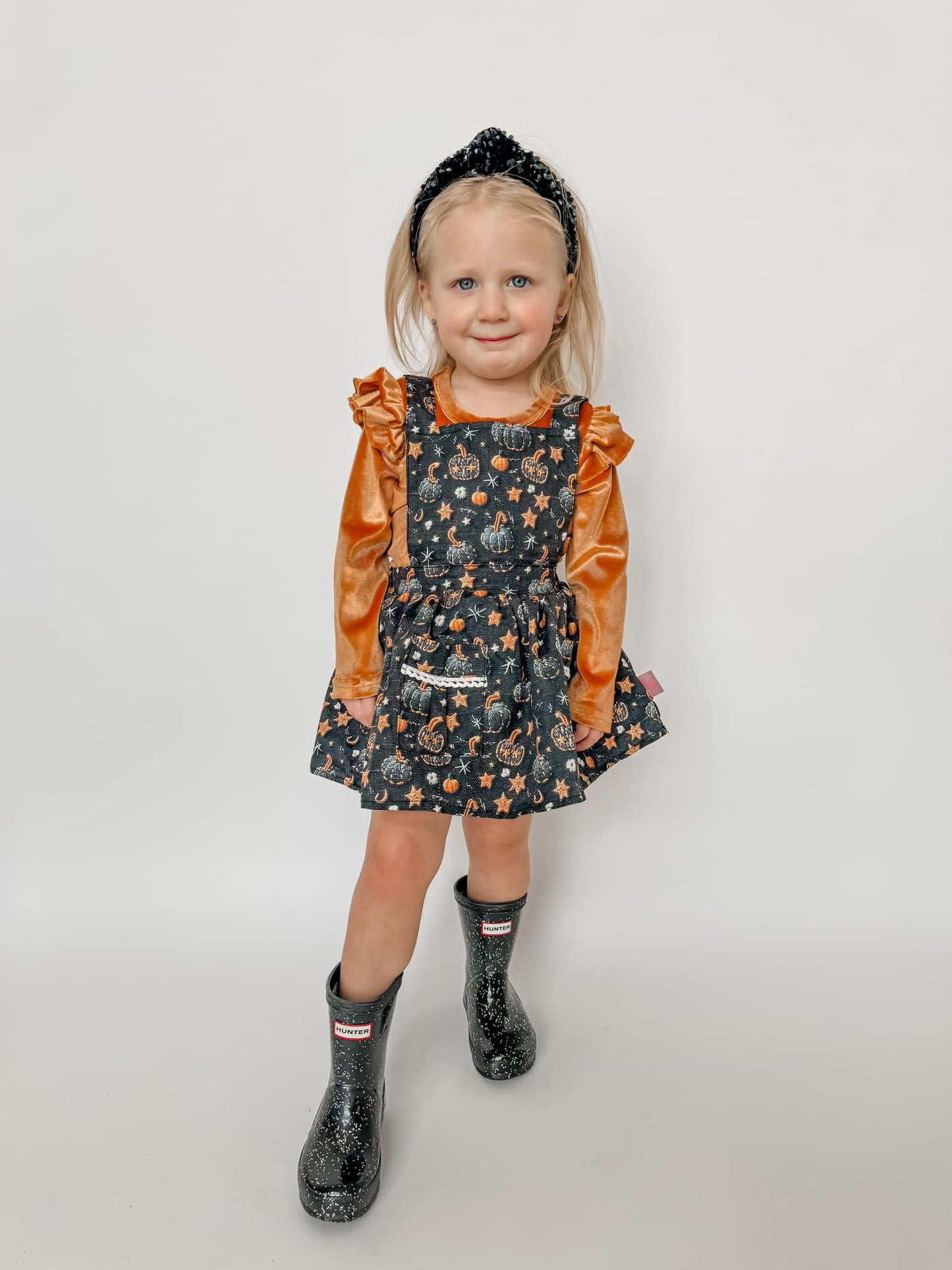 Pumpkin Pinafore Set