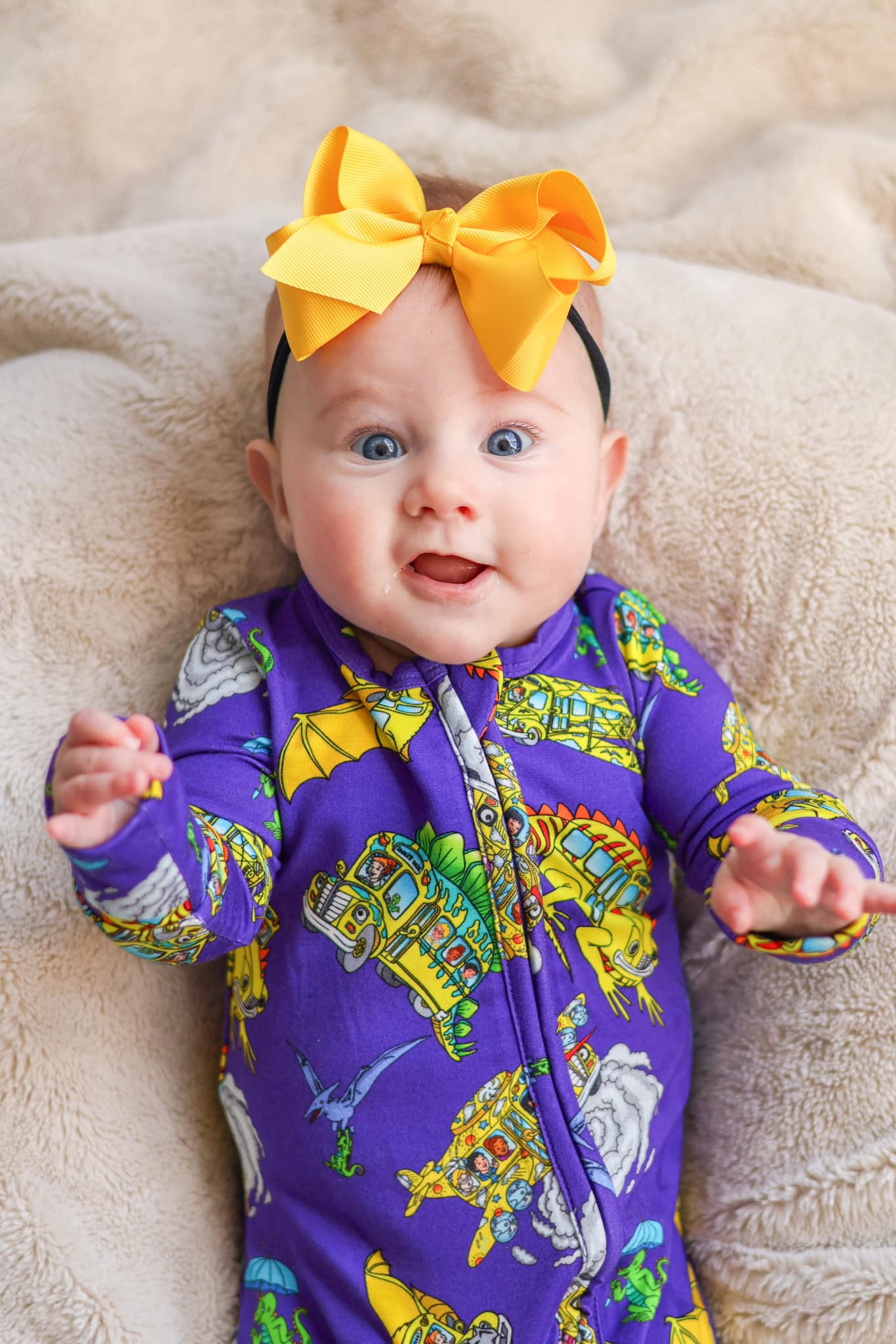 Seatbelts Everyone Convertible Romper | Little Bird X Magic School Bus