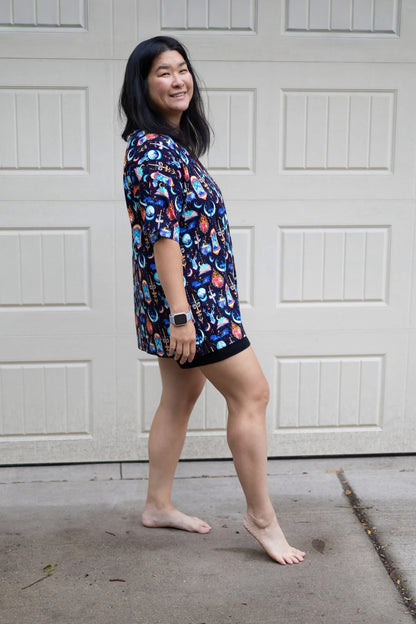 Faerie Mom Set | Oversized Sleep Shirt + Shorts