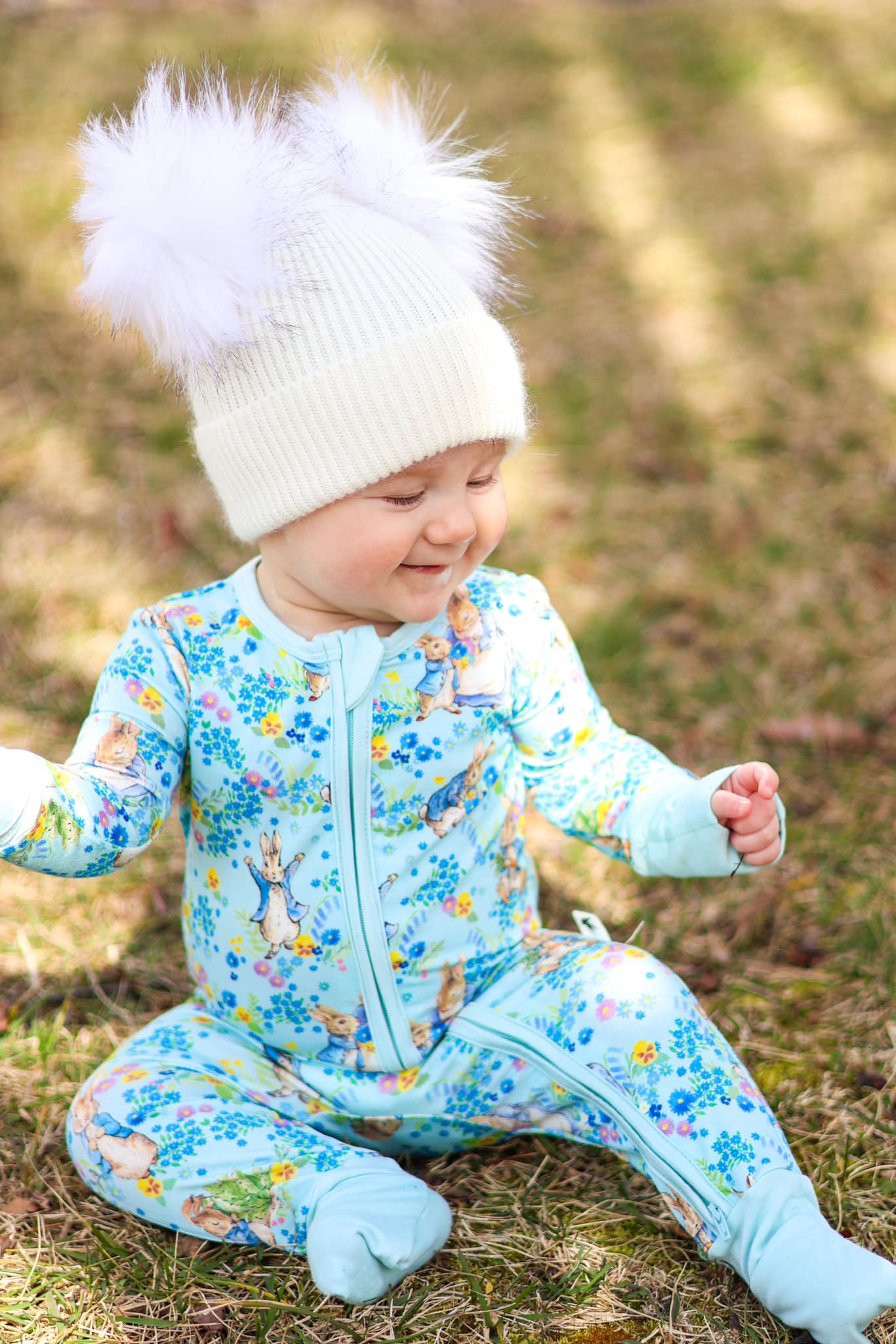 Bluebonnets Convertible Romper | Peter Rabbit Collection