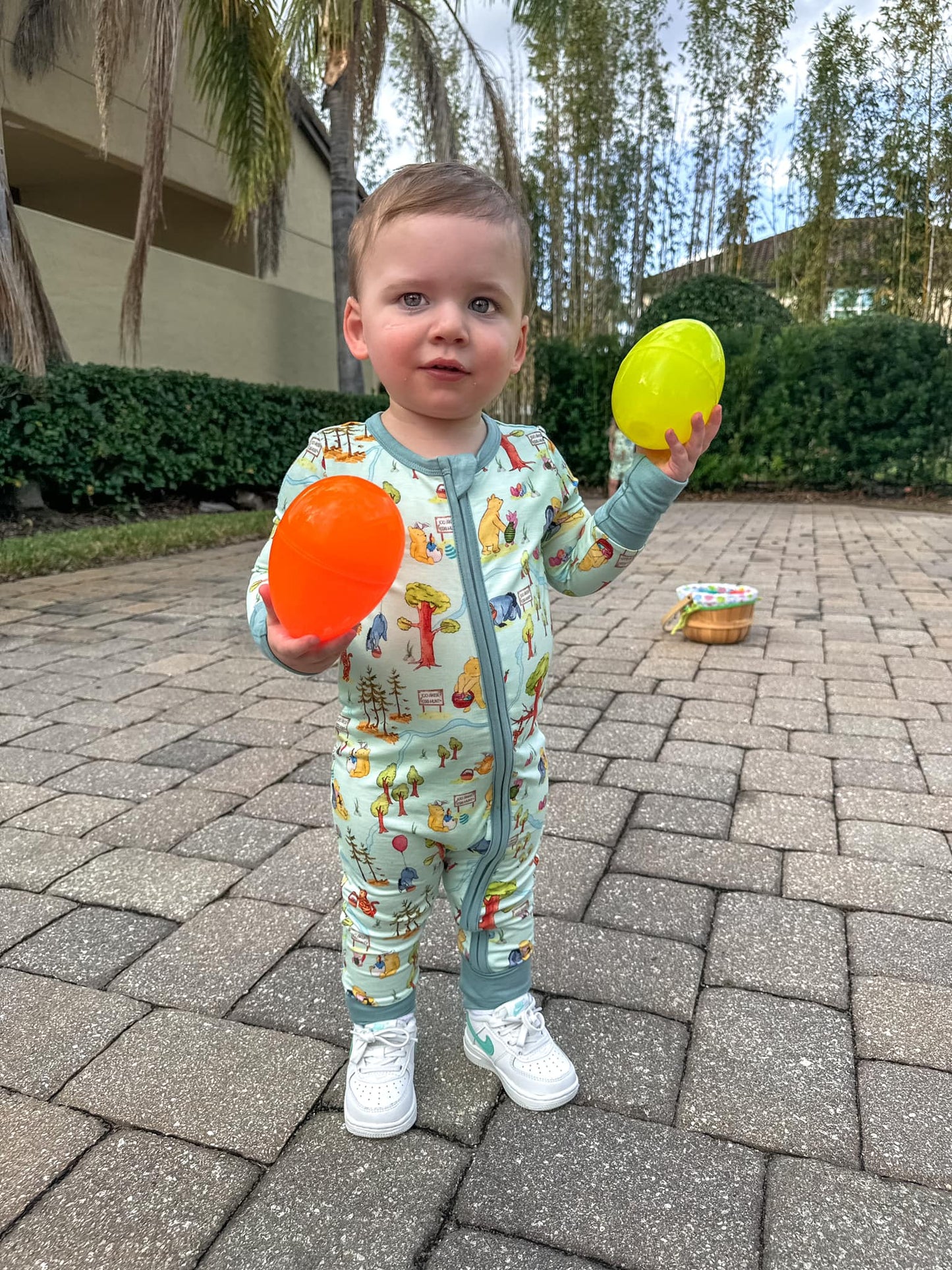 100 Aker Egg Hunt Convertible Romper