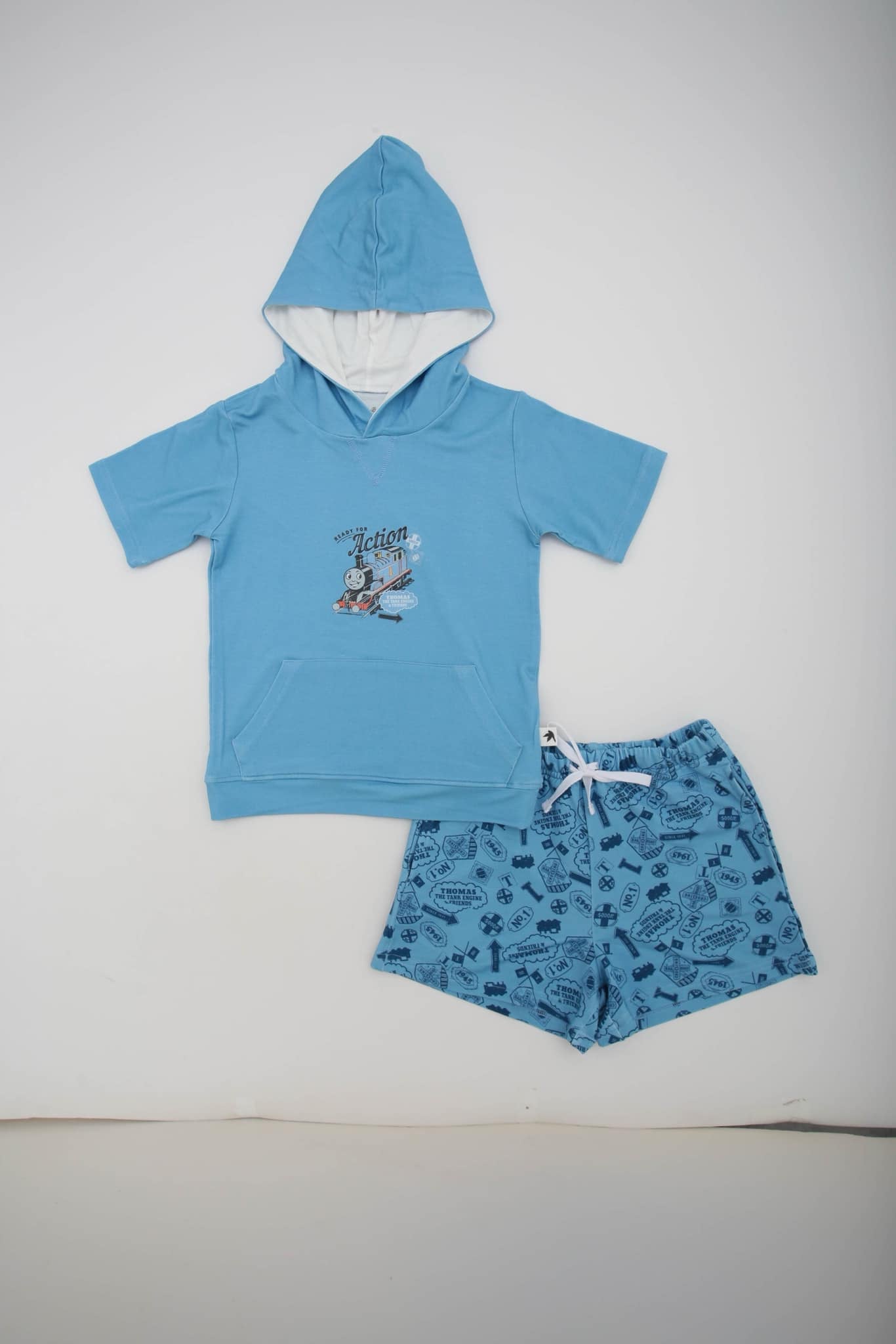 Ready For Action Hoodie + Short Set | Bamboo Cotton |Thomas & Friends©