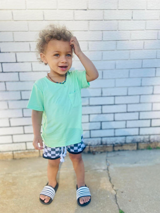 Mint Toddler Tee | Modal