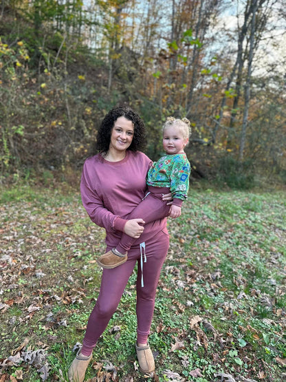 Mauve Unisex Adult Set | Bamboo Terry