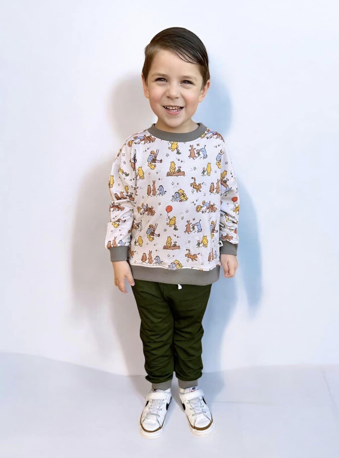 Pooh + Forest Sweatsuit | Bamboo Terry