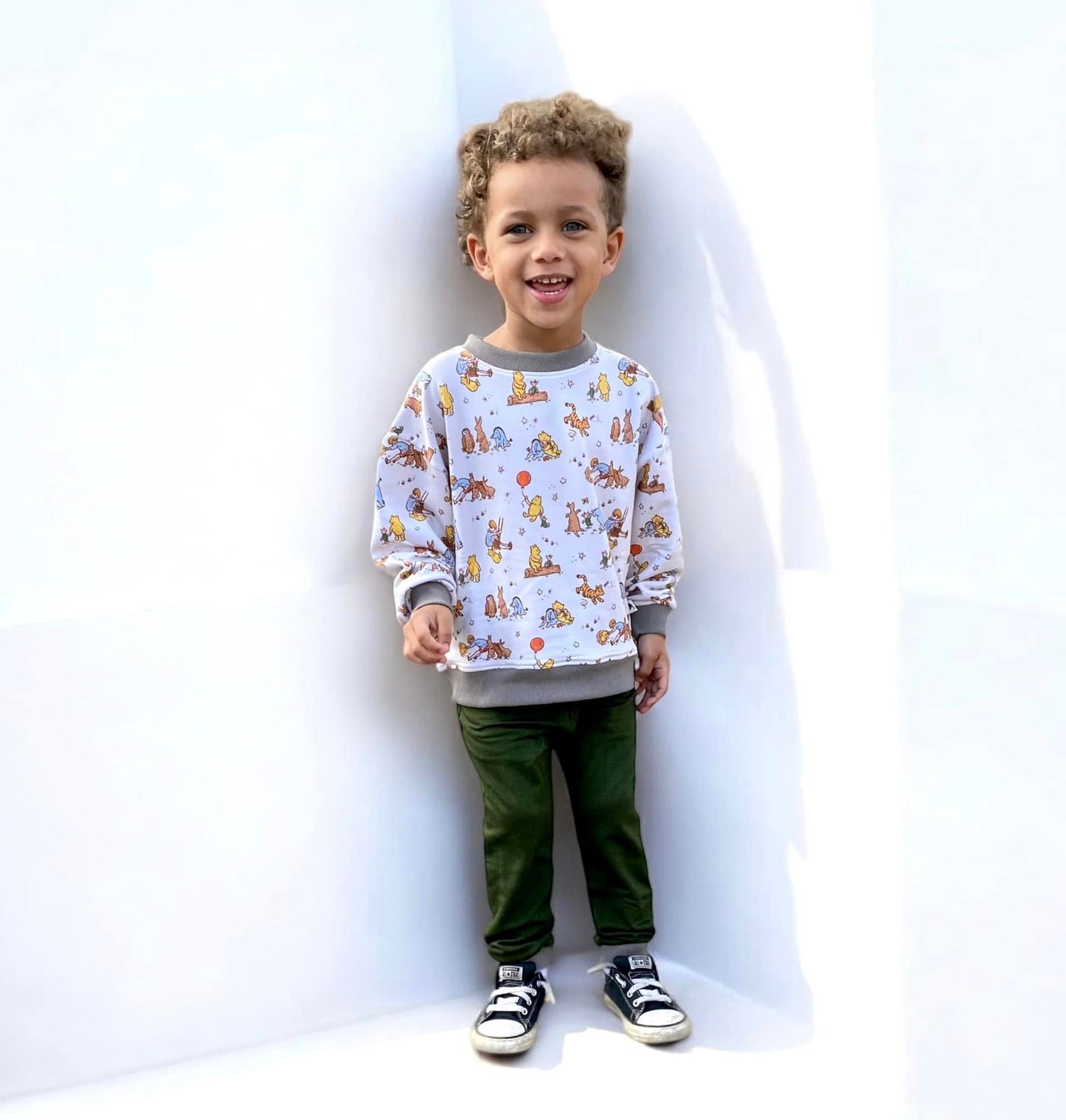 Pooh + Forest Sweatsuit | Bamboo Terry