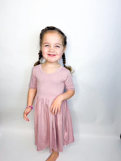 Mauve Dress | Bamboo Jersey