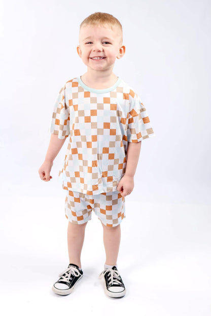Multi-Check 2 Piece Set | Bamboo Jersey