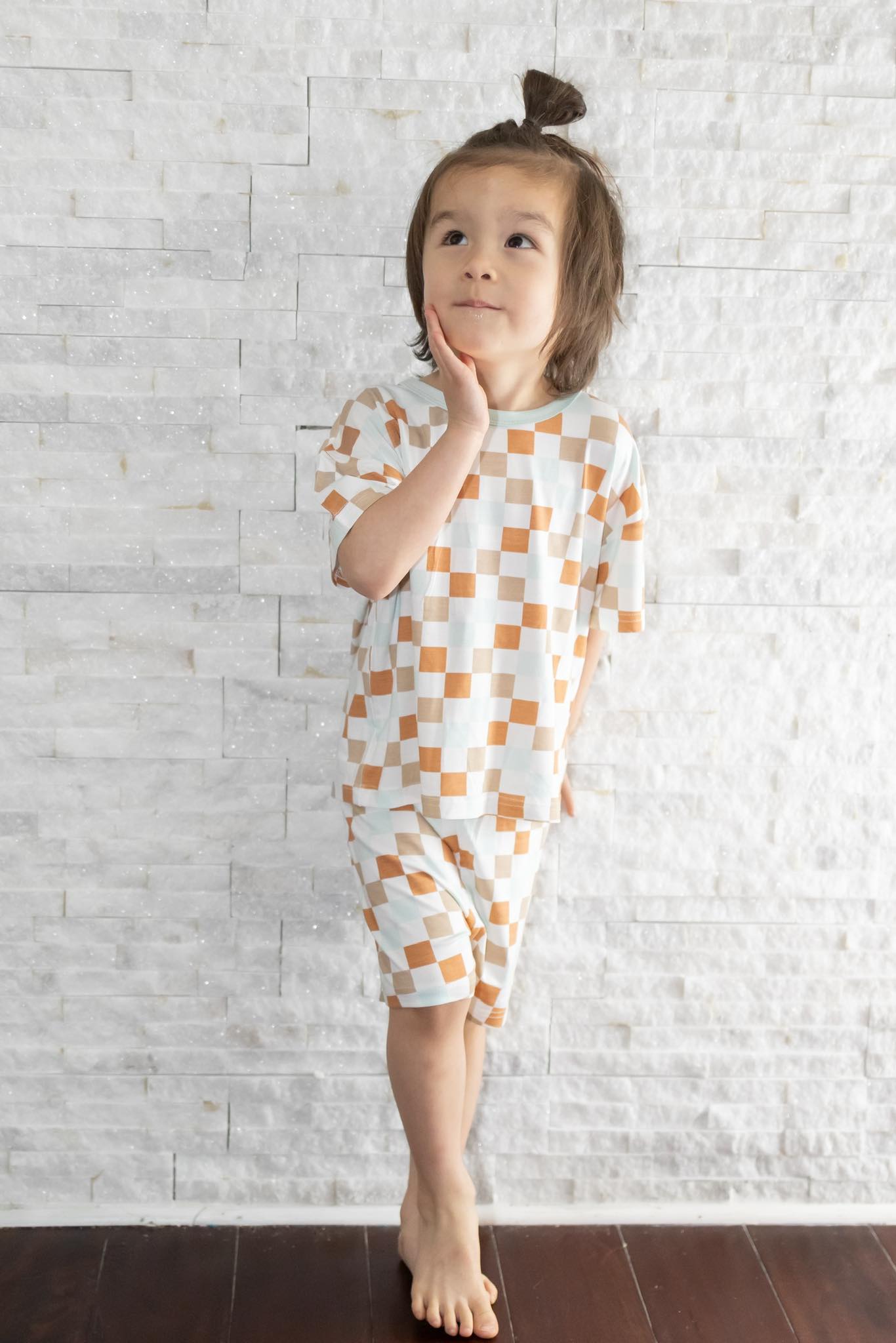Multi-Check 2 Piece Set | Bamboo Jersey