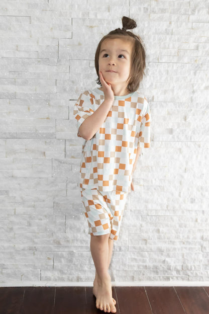 Multi-Check 2 Piece Set | Bamboo Jersey
