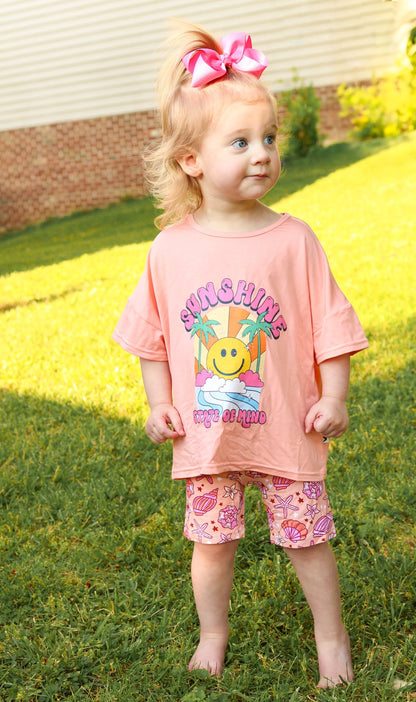 Sunshine Tee + Biker Set